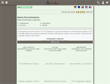 Tablet Screenshot of estampes-originales.com